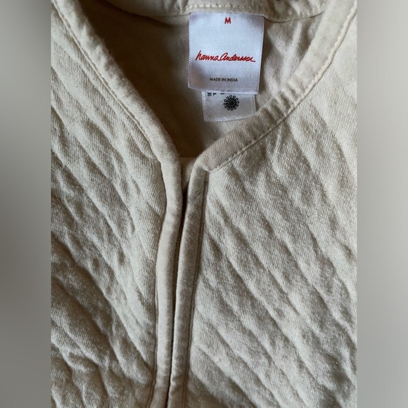 Baby Quilted Sleep Sack Hanna Andersson Cream size medium - Picture 3 of 4